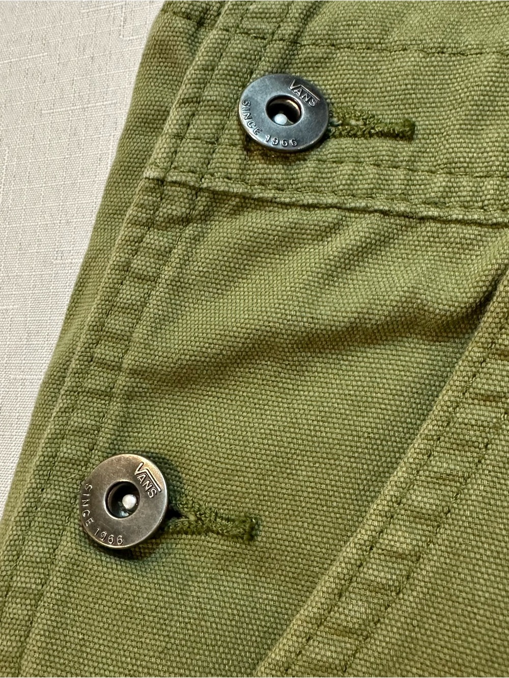 Vans Olive Green Utility Overalls Medium - Picture 8 of 16